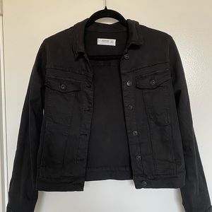 Mango Black Denim Jacket